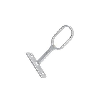 Suport intermediar pentru bara umerase ovala, finisaj nichel Suport intermediar pentru bara umerase ovala, finisaj nichel