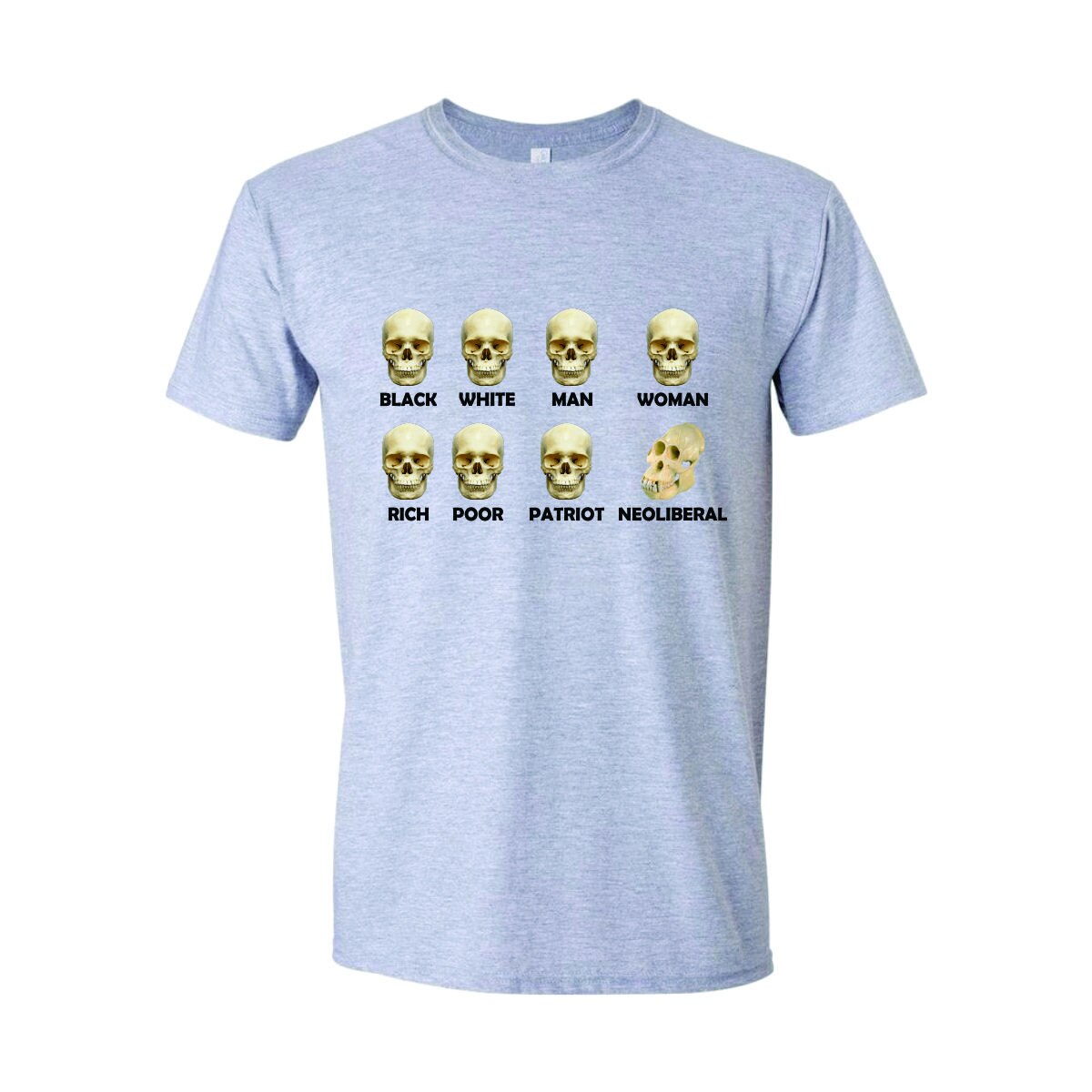 Tricou pentru Barbati Gri Deschis, Marimea M - 