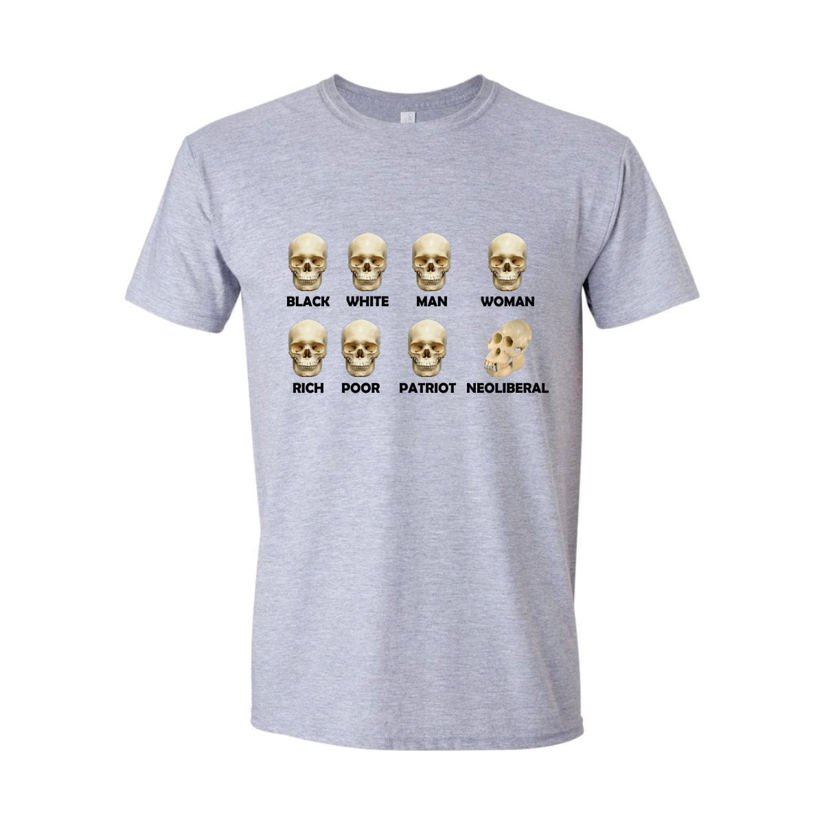 Tricou pentru Barbati Gri Deschis, Marimea 2XL - 
