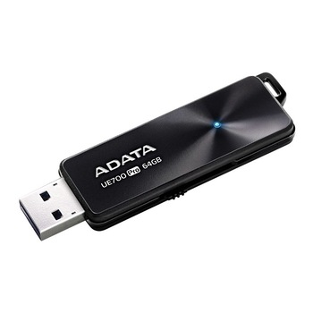 Memorie USB ADATA UE700PRO, 64GB, USB 3.1, Negru Memorie USB ADATA UE700PRO, 64GB, USB 3.1, Negru