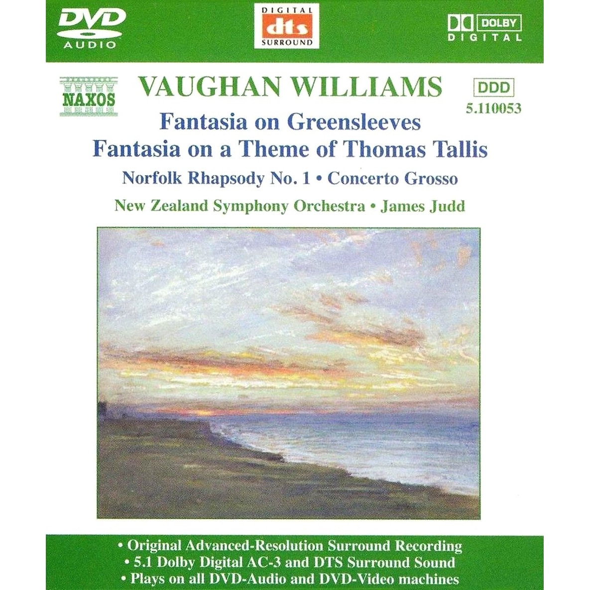 Ralph Vaughan Williams - Orchestral Favourites - DVDA