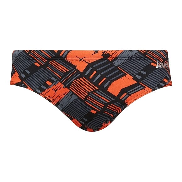 Slip inot Jaked barbati, TRACK, negru/portocaliu, marime XS INTL