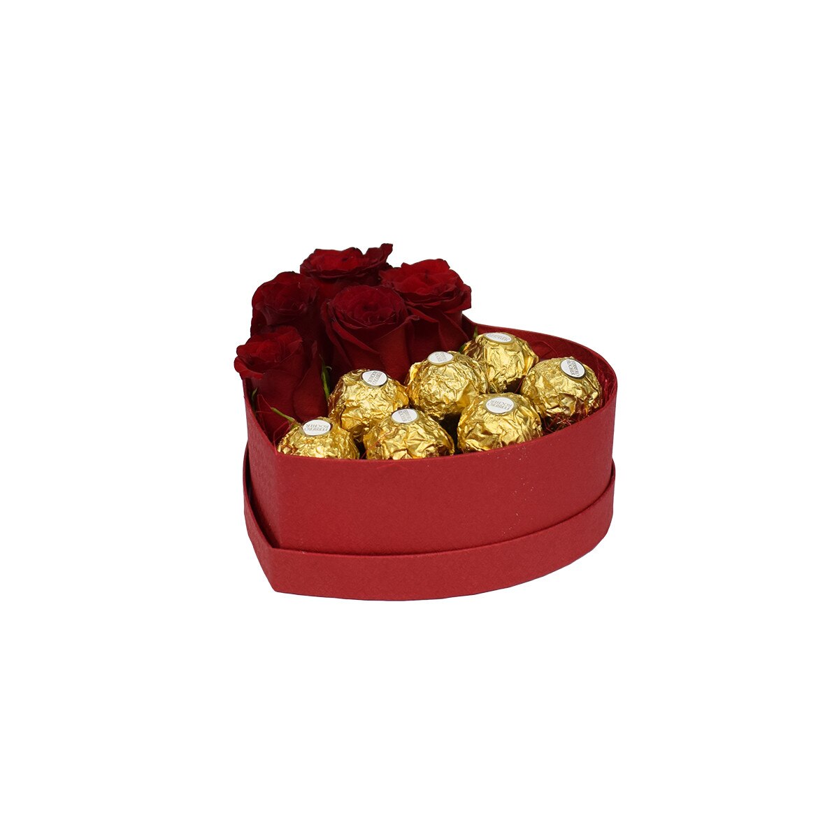 Aranjament Love cu Trandafiri si Ciocolata