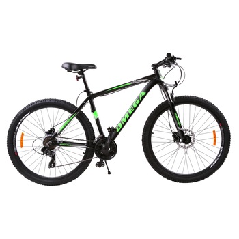 Bicicleta MTB 29-er Omega Legion, Hidraulic disk, Black/Green Bicicleta MTB 29-er Omega Legion, Hidraulic disk, Black/Green