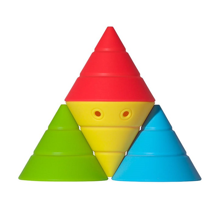 Puha építőkúp játék, Hix