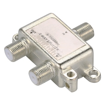 Splitter TV Pentru Cablu Coaxial , 2 Iesiri , Metalic Splitter TV Pentru Cablu Coaxial , 2 Iesiri , Metalic