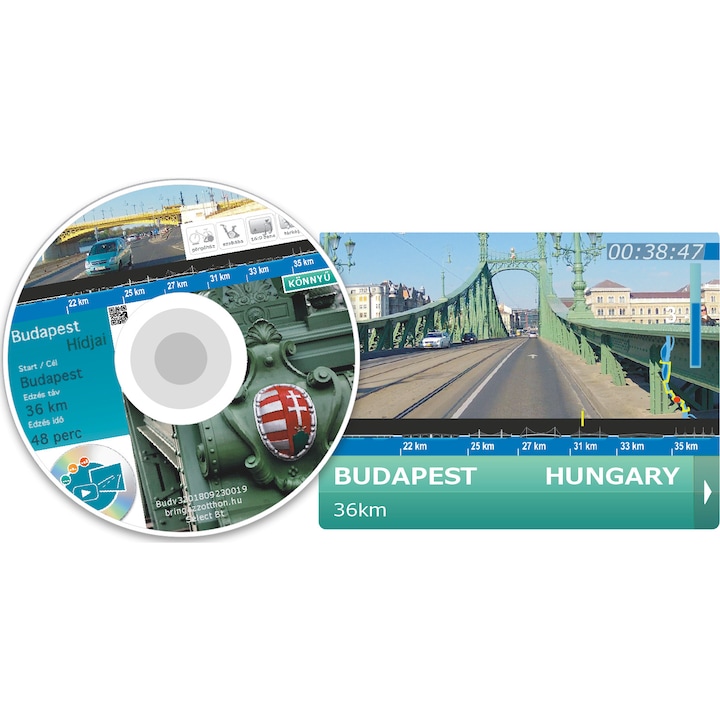 Full HD Film "Budapest hídjai" otthoni vagy edzőtermi edzéshez: Spinning / Szobakerékpár / Edzőgörgő / Futópad