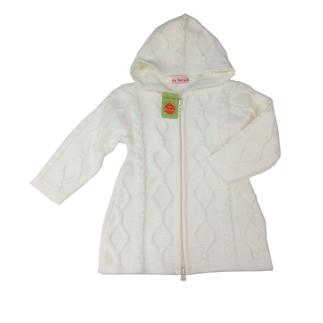Cardigan Daria, Six for Kids, crem