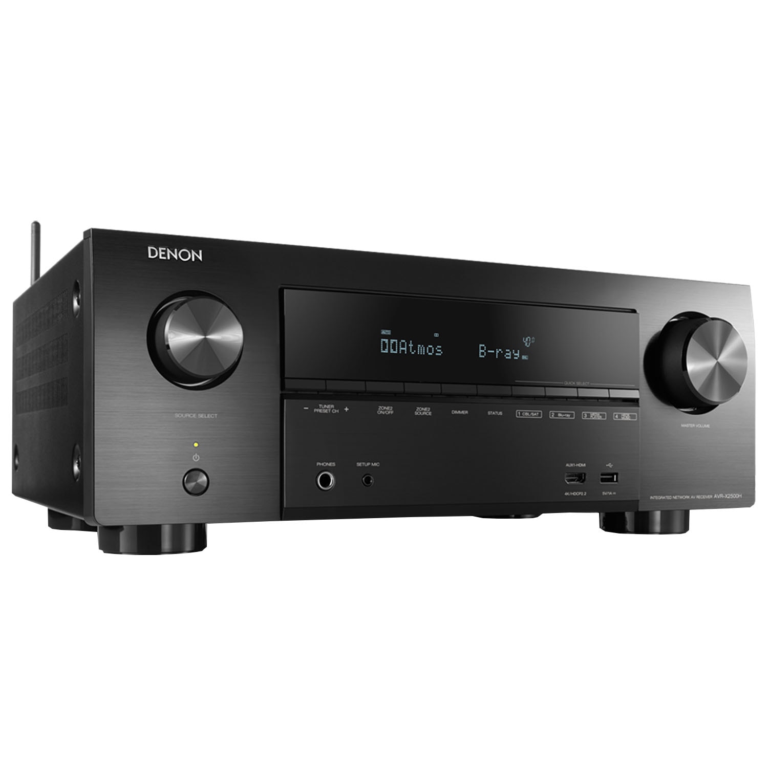 Receiver Denon Avr-X2500H, 7 x 150W, Bluetooth, WiFi, HEOS