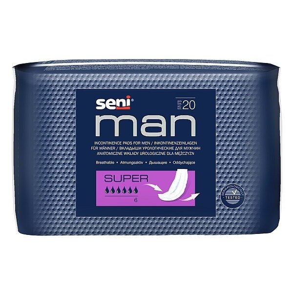 Absorbante Seni Man Super, 20 bucati