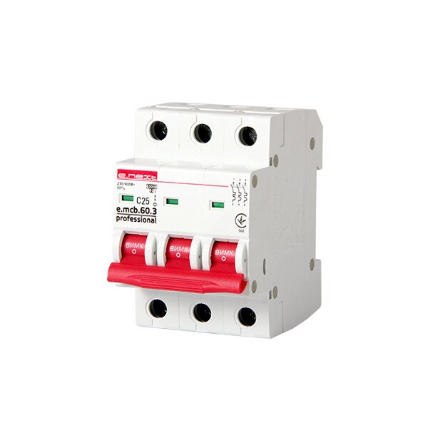 Siguranta automata E-next 3P C25 6kA