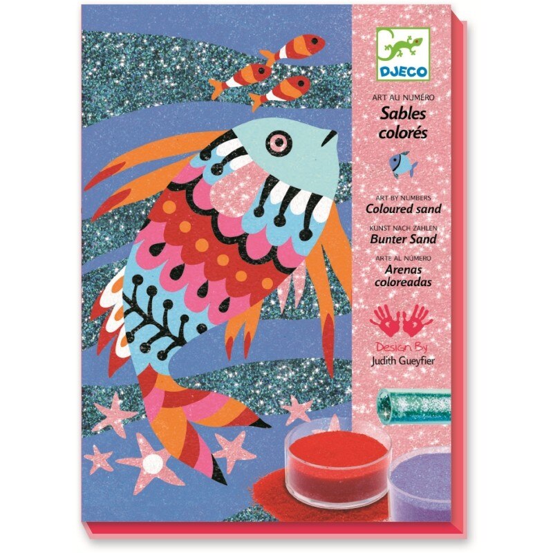 Nisip colorat Pesti stralucitori, Djeco