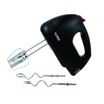 Mixer de mana Floria ZLN-7567, 100 W, 7 viteze, buton eliberare accesorii,Negru Mixer de mana Floria ZLN-7567, 100 W, 7 viteze, buton eliberare accesorii,Negru