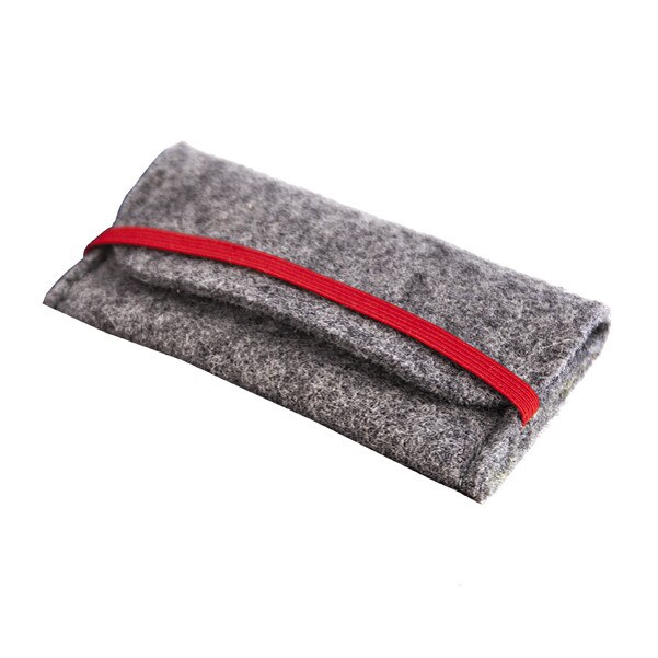 Etui card, carti de vizita Felt gri