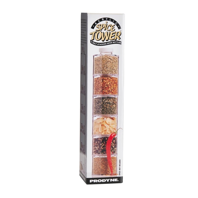 Dozator tip organizator condimente, Spice Tower 2, alb, Urban Trends ®