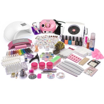 Kit unghii Full Profesional 487 piese Base One, SUN5 48W, US-202 35000 RPM, Color Line Kit unghii Full Profesional 487 piese Base One, SUN5 48W, US-202 35000 RPM, Color Line