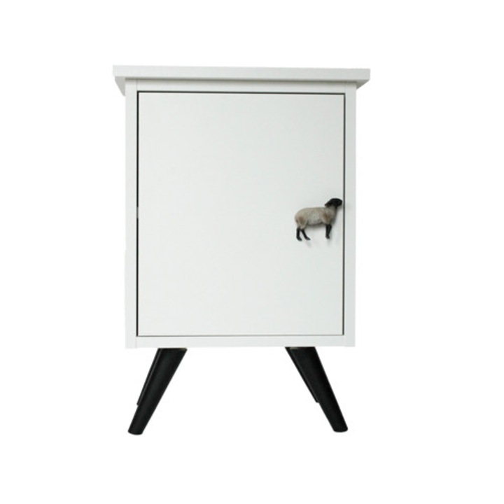 Noptiera Inny, Lemn, 60x40cm, Alb