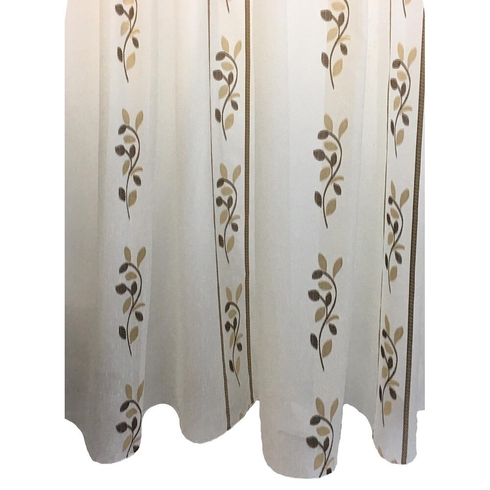 Perdea ivoire brodata 200X245cm cu rejansa by Liz Line-RD412