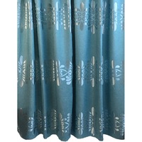 Set draperie Rococo Design Turcoaz 140x245x2 cu rejansa by Liz Line - DP54