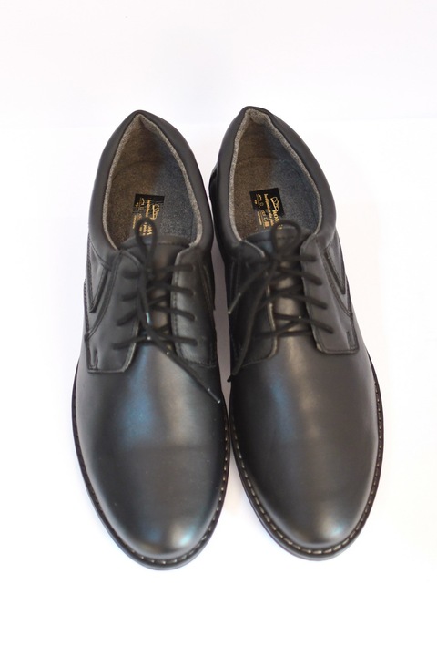 Мъжки обувки MPS, Естествена кожа, Черен