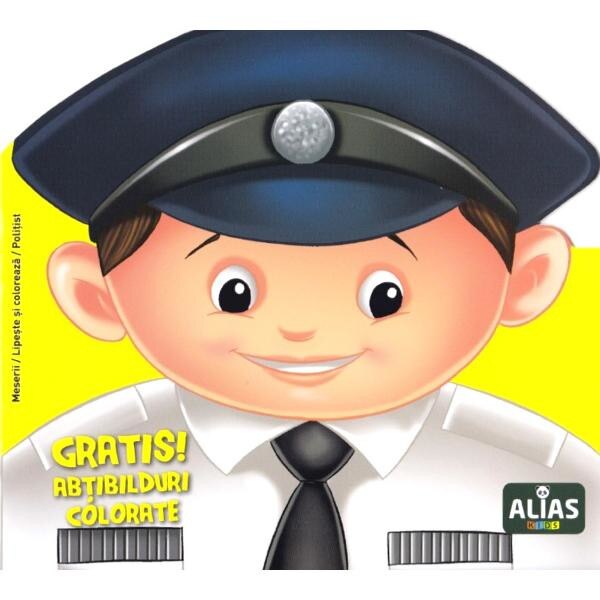 Politist. Abtibilduri colorate