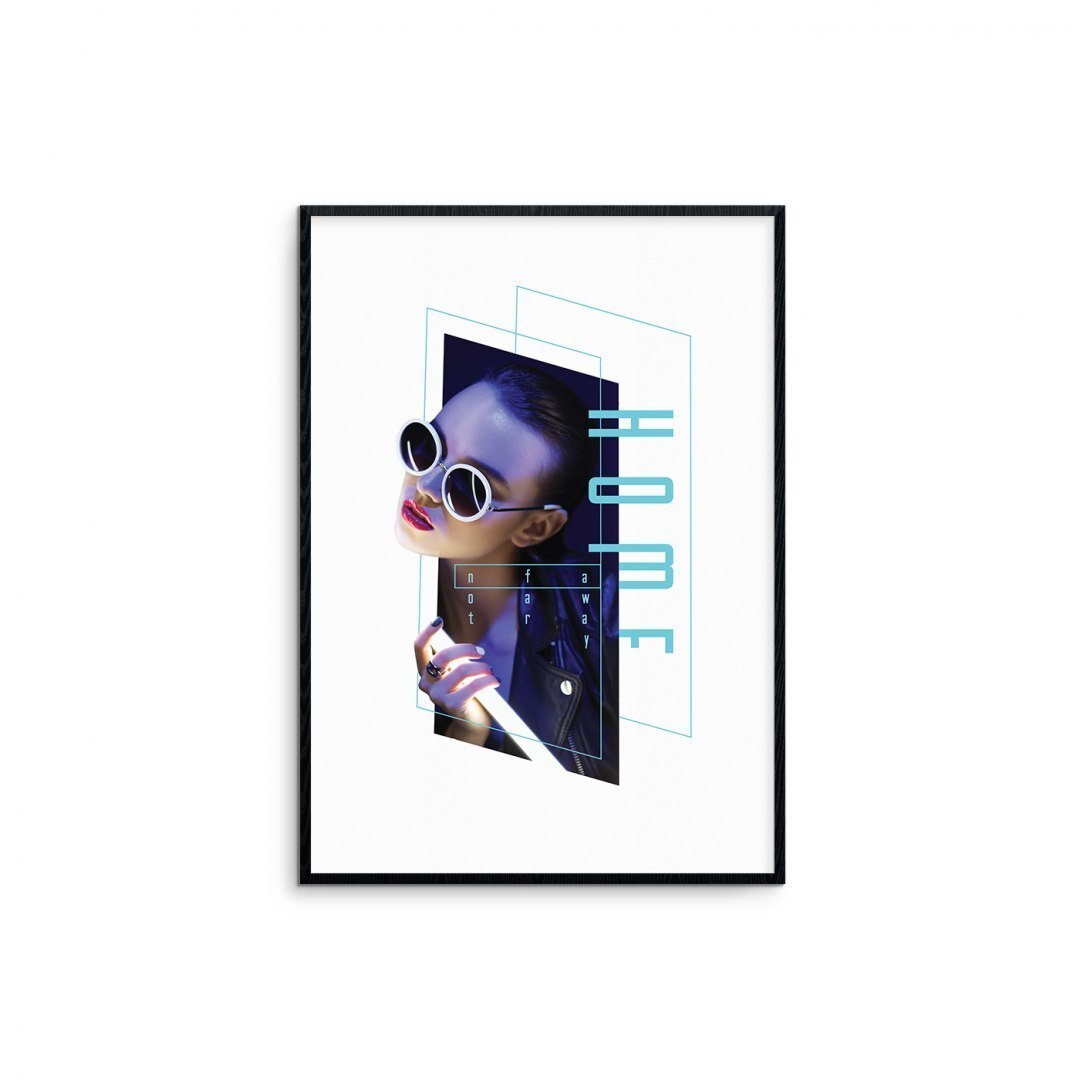 Tablou inny NFA Home, 50x70 cm, Multicolor