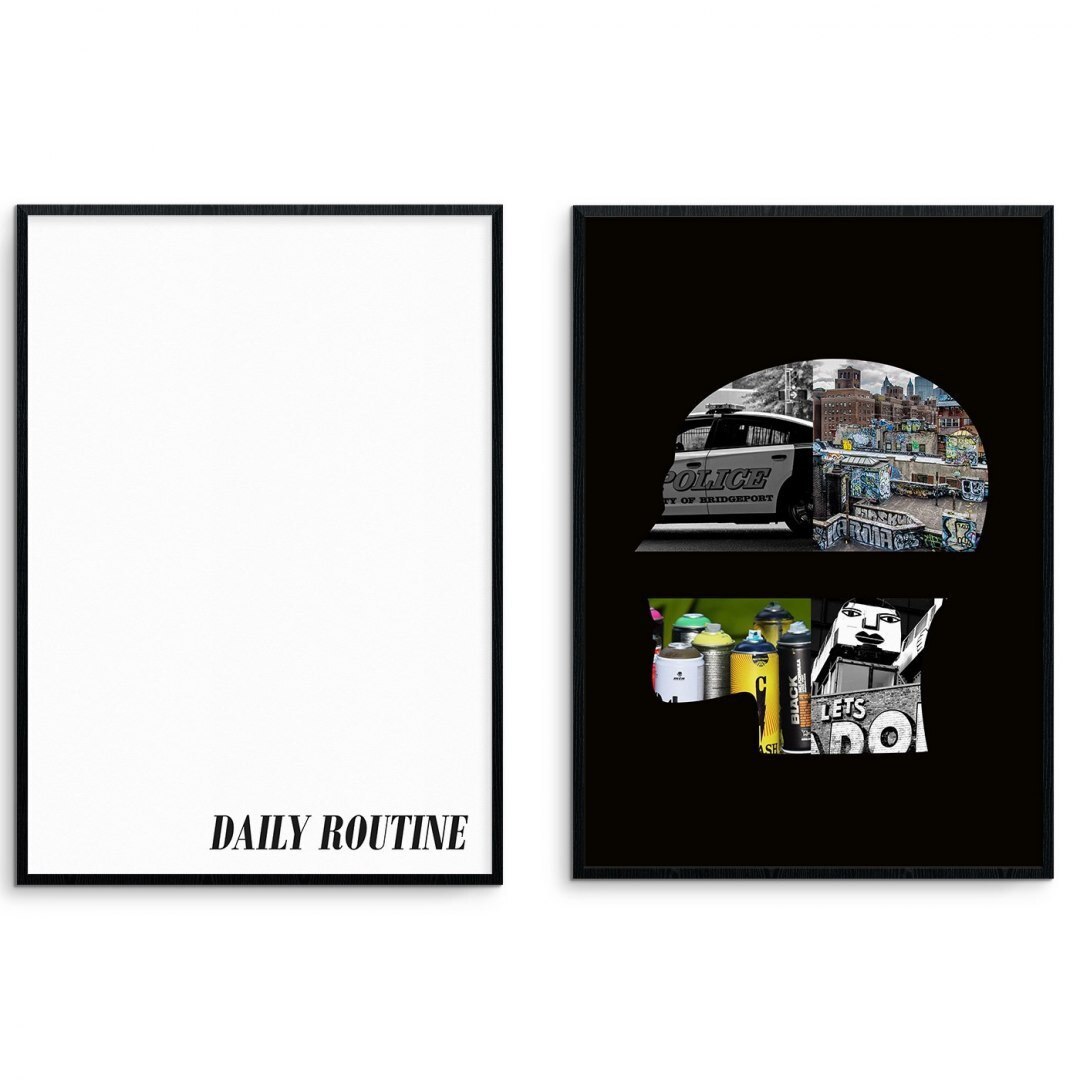 Tablou Inny Daily Routine, 50x70 cm, Multicolor