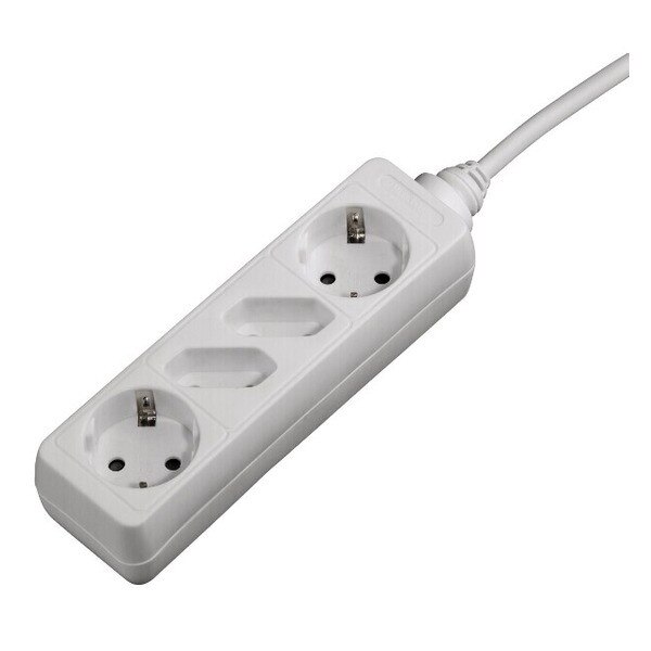 Priza HAMA 4 prize, 1,4m, alb, rezistent la copii- HAMA-121921