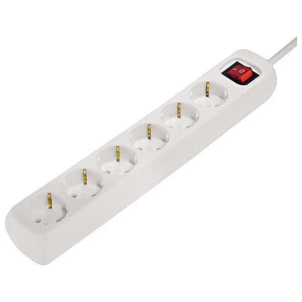 Prelungitor hama 6prize , alb 1.4 m alb - HAMA-30384