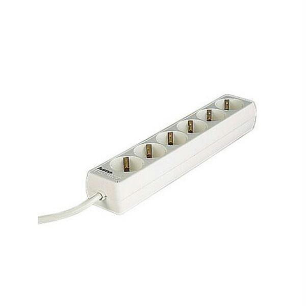 Prelungitor cu 6 soclu 1.4m alb - HAMA-30383
