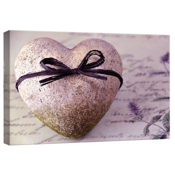 Tablou Canvas DEGRETS 78266 Inima de piatra, 40x60cm Tablou Canvas DEGRETS 78266 Inima de piatra, 40x60cm