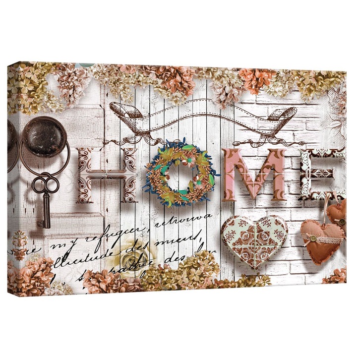 Tablou Canvas DEGRETS 78281 Casa comoda bej, 40x60cm