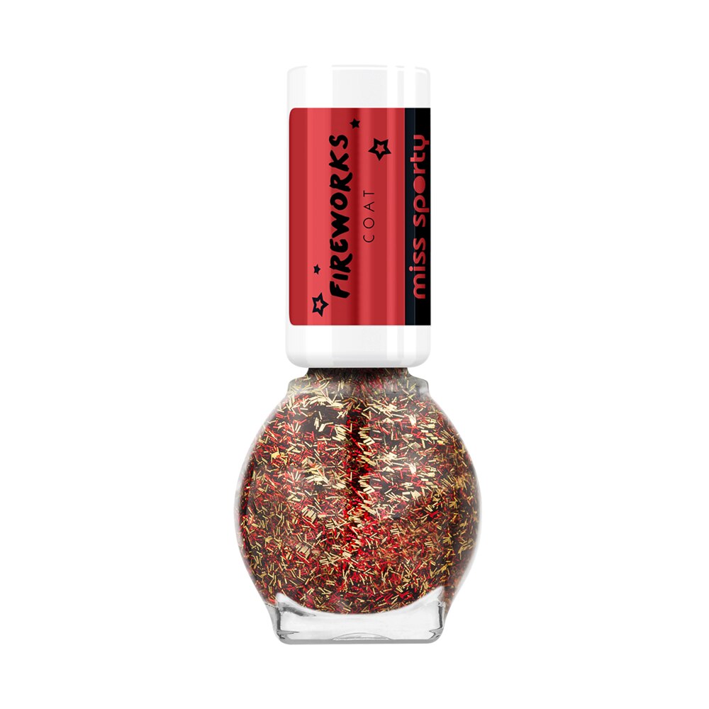 Lac de unghii Miss Sporty Fireworks 10 Red Cabaret, 7 ml