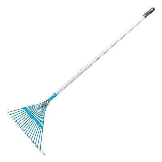 Grebla frunze metalica 18 dinti lungi cu coada 150 cm