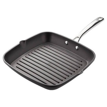Tigaie grill Stellar York, aluminiu forjat si interior teflon, 26X26 cm Tigaie grill Stellar York, aluminiu forjat si interior teflon, 26X26 cm