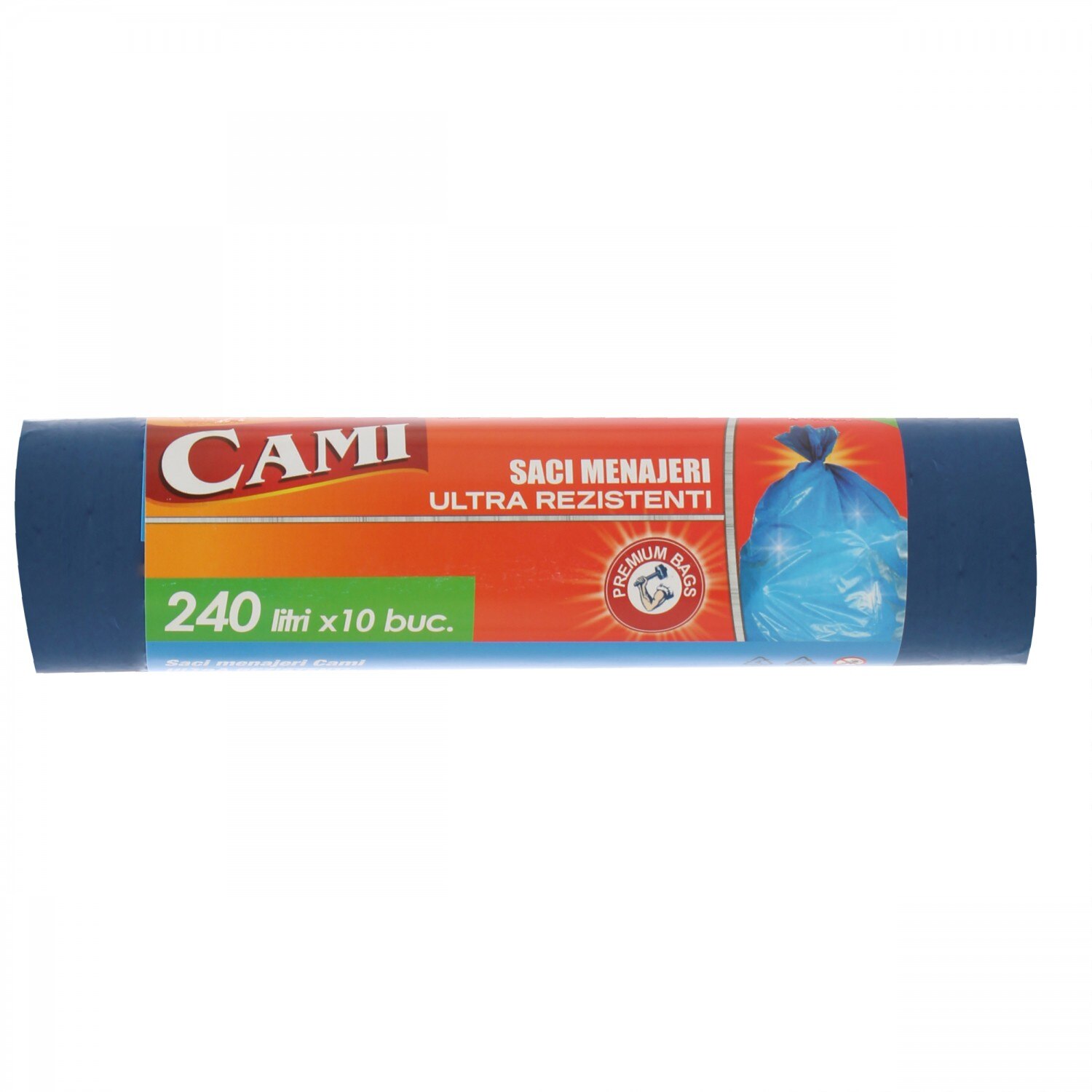Saci menajeri CAMI, 10 buc, albastri ultra rezistenti, 240L