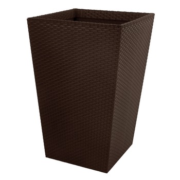 Ghiveci Keter model Rattan 144l, culoare Whiskey Maro, marime L Ghiveci Keter model Rattan 144l, culoare Whiskey Maro, marime L