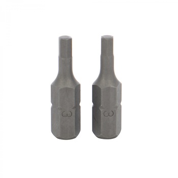 Biti pentru insurubare, profil hexagonal, HEX 3 x 25 mm, 1/4, set 2 bucati AN Biti pentru insurubare, profil hexagonal, HEX 3 x 25 mm, 1/4, set 2 bucati AN