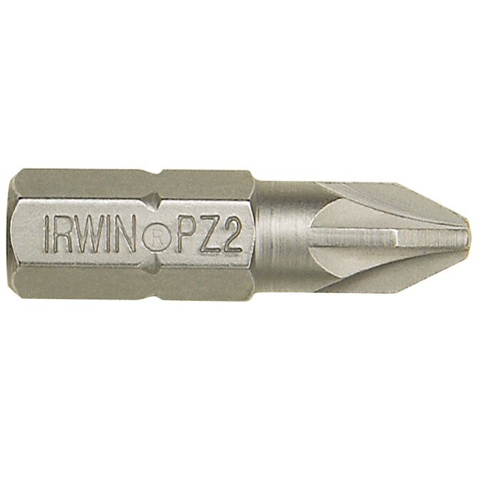 Biti pentru insurubare, profil Pozidrive, Irwin, 1/4, PZ 2, 25 mm, set 2 bucati AN