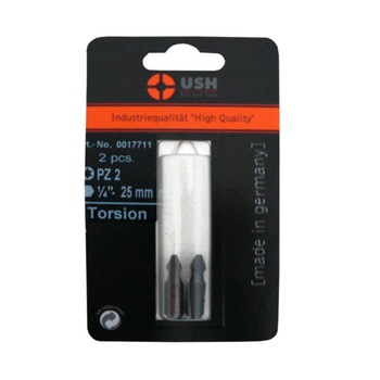 Biti pentru insurubare, profil Pozidrive, USH, PZ 2, 25 mm, set 2 bucati AN Biti pentru insurubare, profil Pozidrive, USH, PZ 2, 25 mm, set 2 bucati AN