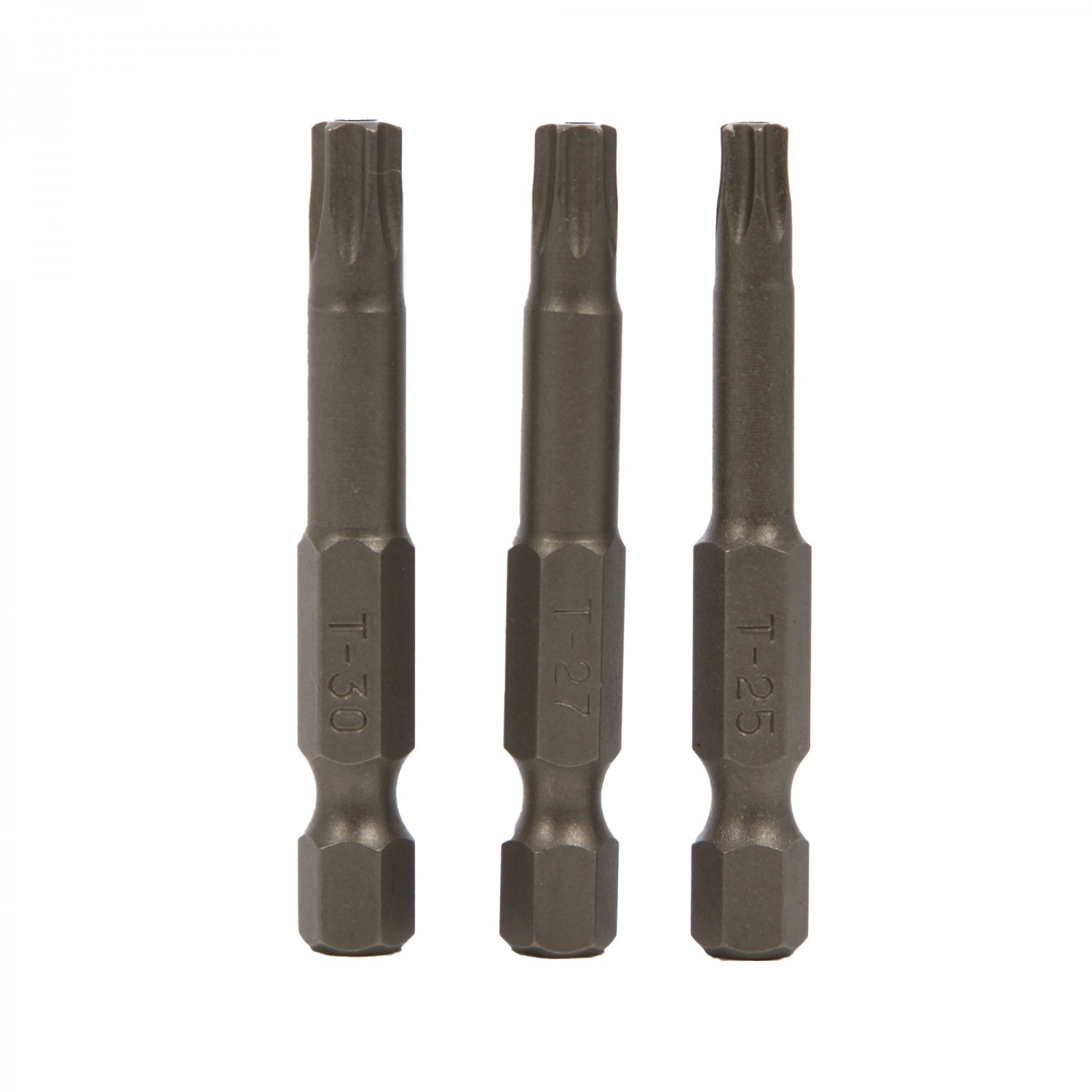 Biti pentru insurubare, profil Torx cu gaura, Wolfcraft Solid, 25 - 27 - 30, 50 mm, set 3 bucati AN