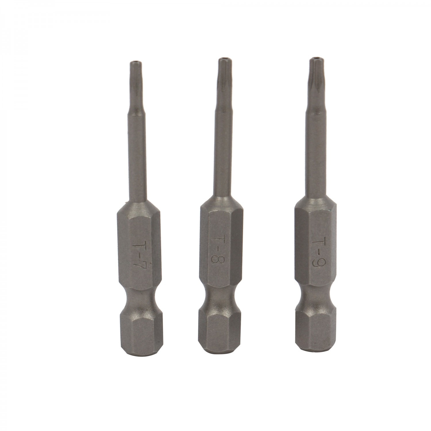 Biti pentru insurubare, profil Torx cu gaura, Wolfcraft Solid, 7 - 8 - 9, 50 mm, set 3 bucati AN