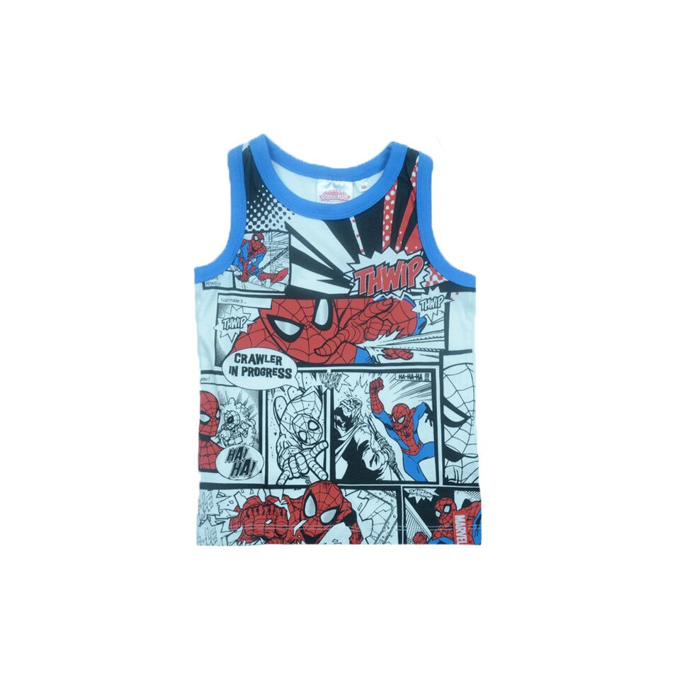 Tricou fara maneci baieti Spider Man Disney OE 1092, Multicolor, 104