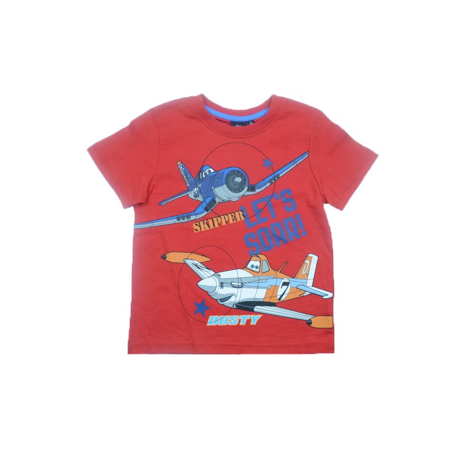 Tricou maneca scurta baieti Disney DISL-KTJM45113R, Rosu, 98