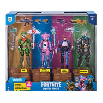FORTNITE Squad Mode, cu 4 figurine si accesorii FORTNITE Squad Mode, cu 4 figurine si accesorii
