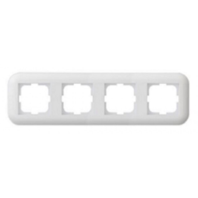 Rama 4 posturi orizontal Ovivo Prime Loft alb