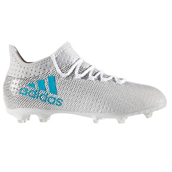 Ghete de fotbal Adidas X 17.1 FG, Junior, 36 2/3 EU, Alb/Albastru Ghete de fotbal Adidas X 17.1 FG, Junior, 36 2/3 EU, Alb/Albastru