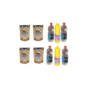 Pachet 4 bucati Ceara parchet incolora, 1kg + 4 bucati Solutie pentru parchet, Petrotex,900ml + 2 bucati Ceara Pardoseli Asevi, 1l Pachet 4 bucati Ceara parchet incolora, 1kg + 4 bucati Solutie pentru parchet, Petrotex,900ml + 2 bucati Ceara Pardoseli Asevi, 1l