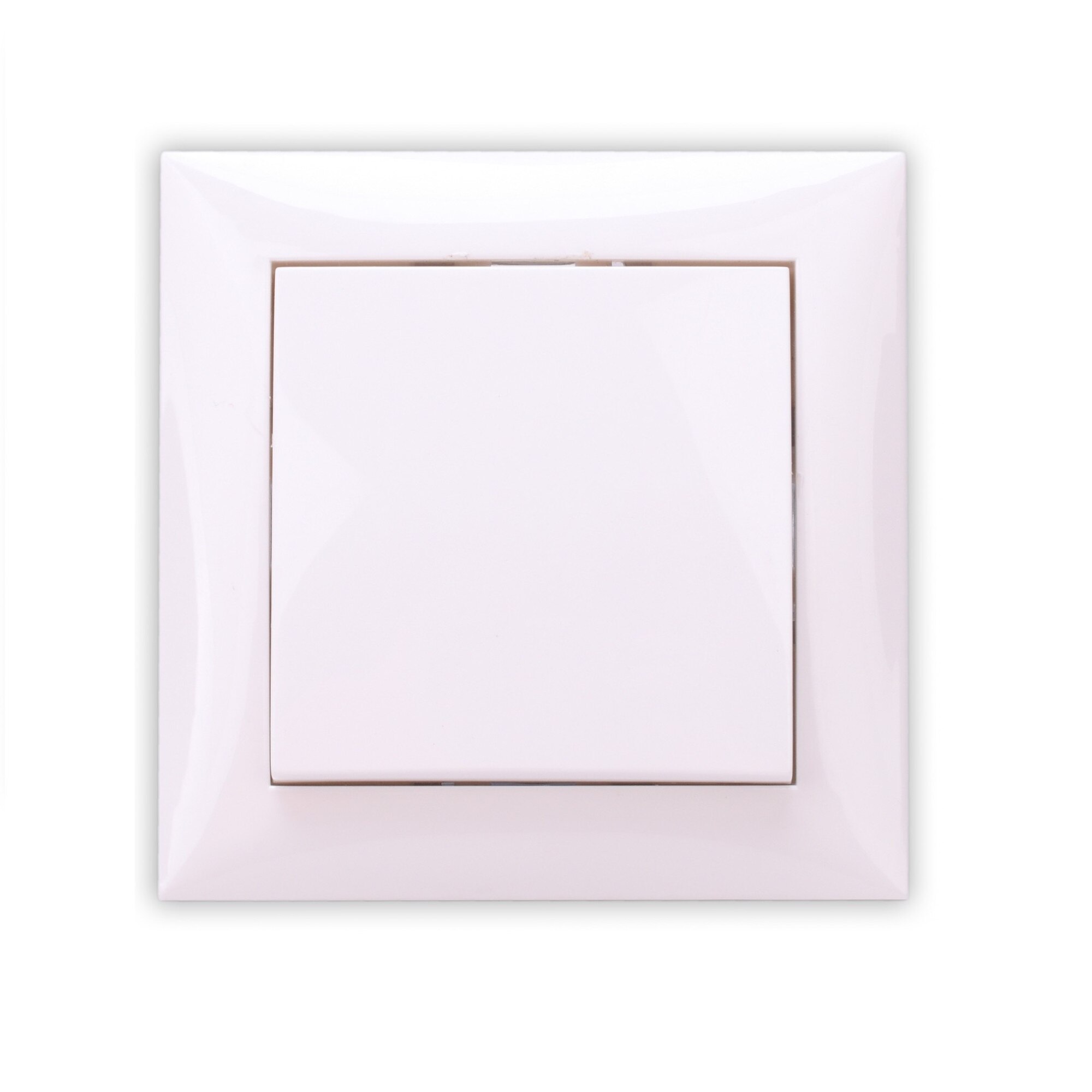 Intrerupator cap cruce, iMK®, incastrat, rama inclusa, 10A, alb