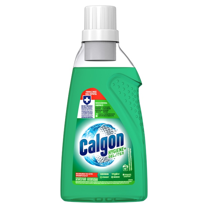 Гел срещу котлен камък Calgon Hygiene+, 750 мл